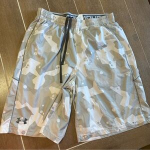 Under Armour Light Gray Athletic Shorts